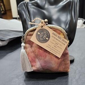 HAND DYED FABRIC COIN PURSE